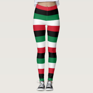 Nationale vlag van Koeweit, horizontaal gestreept Leggings