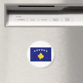 Nationale vlag van Kosovo Magneet (Insitu (Vaatwasser))