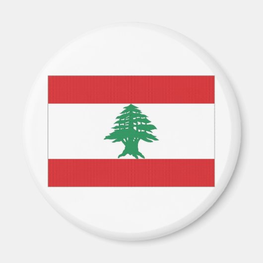 Nationale vlag van Libanon Magneet (Voorkant)