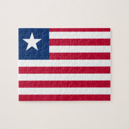 Nationale vlag van Liberia Legpuzzel