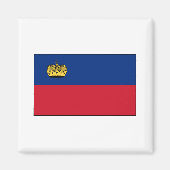 Nationale vlag van Liechtenstein Magneet (Voorkant)