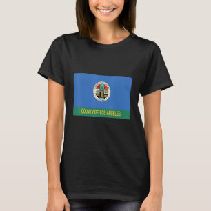 Nationale vlag van Los Angeles County, Californië, T-shirt