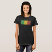 Nationale vlag van Mali souvenir voor mannen 2 T-shirt (Voorkant volledig)