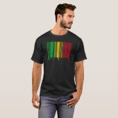 Nationale vlag van Mali souvenir voor mannen T-shirt (Voorkant volledig)