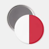 Nationale vlag van Malta Magneet (Voorkant / Achterkant)