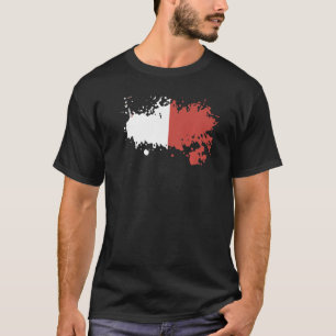 Nationale vlag van Malta souvenir voor mannen vrou T-shirt