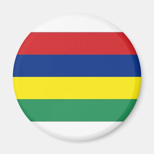Nationale vlag van Mauritius Magneet (Voorkant)
