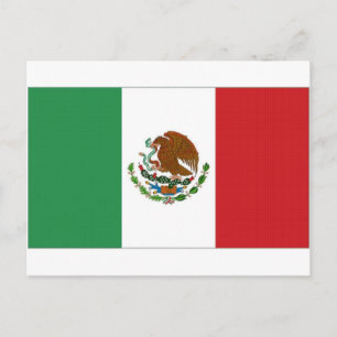 Nationale vlag van Mexico Briefkaart