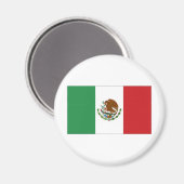 Nationale vlag van Mexico Magneet (Voorkant / Achterkant)
