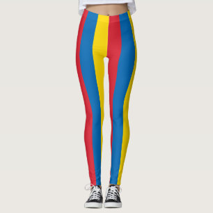 Nationale vlag van Mongolië Verticaal gestreept Leggings