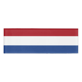 Nationale vlag van Nederland, Nederland, Nederland Naambadge