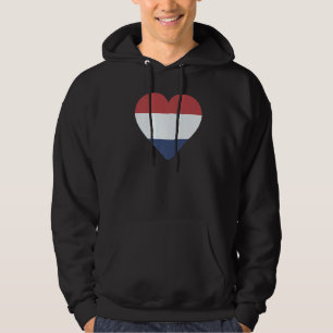Nationale vlag van Nederland souvenir voor mannen  Hoodie
