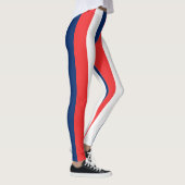 Nationale vlag van Noorwegen Verticaal gestreept Leggings (Rechts)