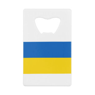 Nationale vlag van Oekraïne/к р а н а Creditkaart Flessenopener