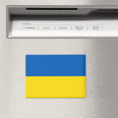 Nationale Vlag van Oekraïne Rectangle magneet (Insitu (Vaatwasser))