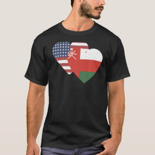 Nationale vlag van Oman souvenir voor mannen T-shirt