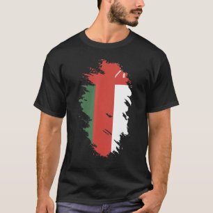 Nationale vlag van Oman souvenir voor mannen T-shirt