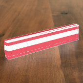 Nationale vlag van Oostenrijk Naambordje (Zijkant)