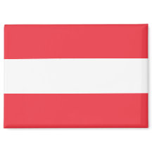 Nationale Vlag van Oostenrijk Rectangle magneet