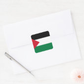 Nationale vlag van Palestina Vierkante Sticker (Envelop)