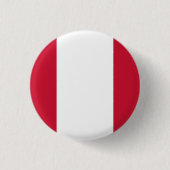Nationale vlag van Peru Ronde Button 3,2 Cm (Voorkant)