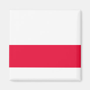 Nationale vlag van Polen - Rzeczpospolita Polska Magneet