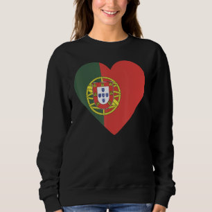 Nationale vlag van Portugal souvenir voor mannen v Trui