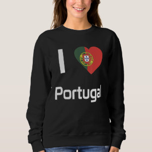 Nationale vlag van Portugal souvenir voor mannen v Trui