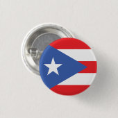 Nationale vlag van Puerto Rico Ronde Button 3,2 Cm (Voorkant /achterkant)
