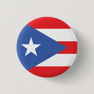 Nationale vlag van Puerto Rico Ronde Button 3,2 Cm