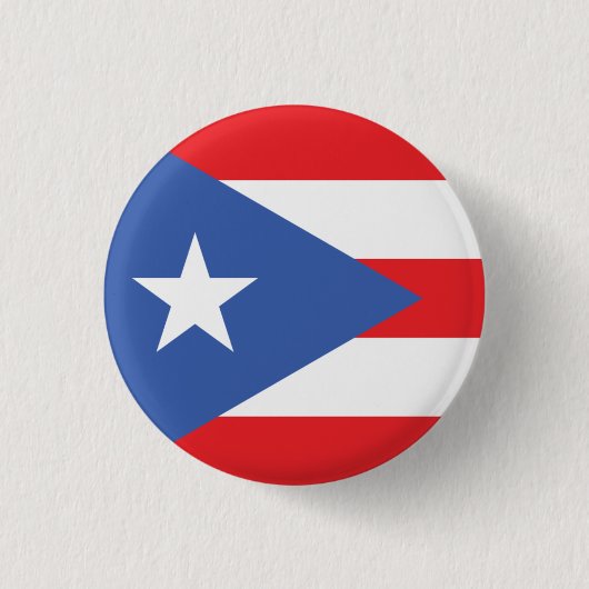Nationale vlag van Puerto Rico Ronde Button 3,2 Cm (Voorkant)