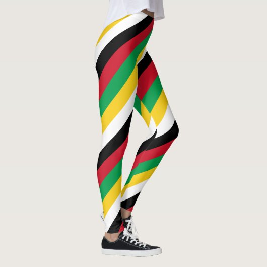 Nationale vlag van Saint Kitts en Nevis wetend Leggings (Rechts)