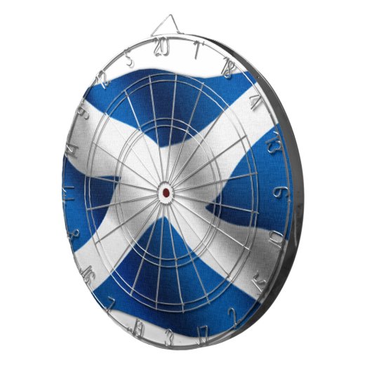 Nationale vlag van Schotland & St Andrew Patriotic Dartbord (Voorkant Rechts)