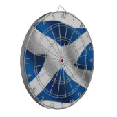 Nationale vlag van Schotland & St Andrew Patriotic Dartbord (Voorkant Links)