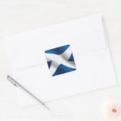 Nationale vlag van Schotland & St Andrew Patriotic Vierkante Sticker (Envelop)
