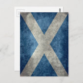 Nationale vlag van Schotland -  versie Briefkaart (Voorkant / Achterkant)