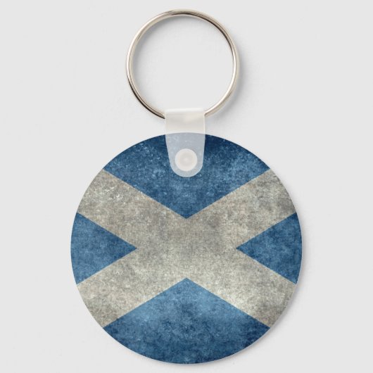 Nationale vlag van Schotland -  versie Sleutelhanger (Voorkant)