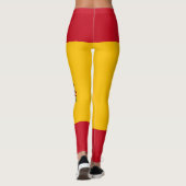 Nationale vlag van Spanje aanpassen Leggings (Achterkant)