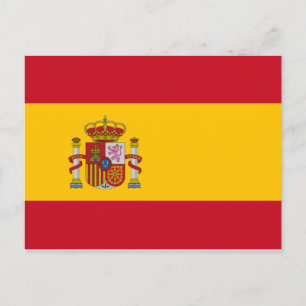 Nationale vlag van Spanje Briefkaart