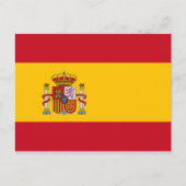 Nationale vlag van Spanje Briefkaart (Voorkant)