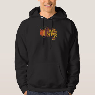 Nationale vlag van Sri Lanka souvenir voor mannen Hoodie
