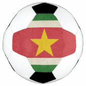 Nationale vlag van Suriname Voetbal (Voorkant)