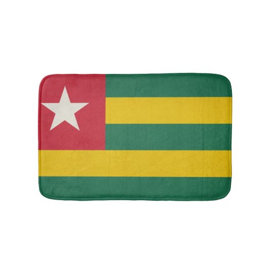 Nationale vlag van Togo Badmat (Voorkant)