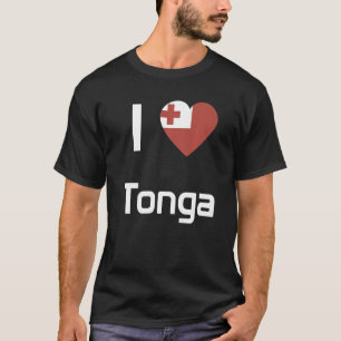 Nationale vlag van Tonga souvenir voor mannen 1 T-shirt