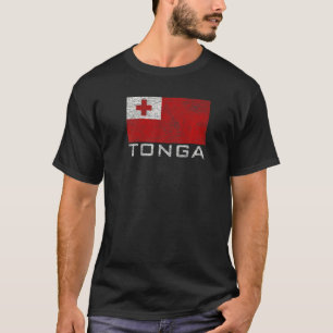Nationale vlag van Tonga T-shirt