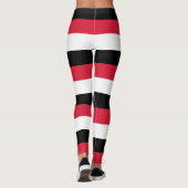 Nationale vlag van Trinidad en Tobago Striped L Leggings (Achterkant)