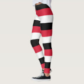 Nationale vlag van Trinidad en Tobago Striped L Leggings (Links)