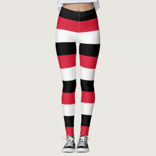 Nationale vlag van Trinidad en Tobago Striped L Leggings