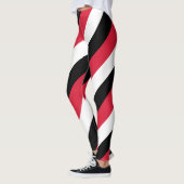 Nationale vlag van Trinidad en Tobago Striped L Leggings (Links)