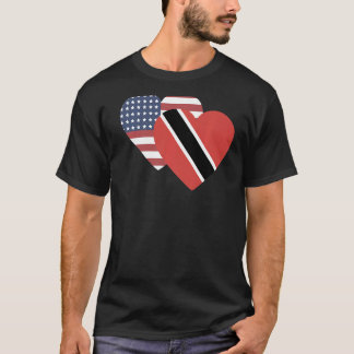 Nationale vlag van Trinidad souvenir voor mannen T-shirt